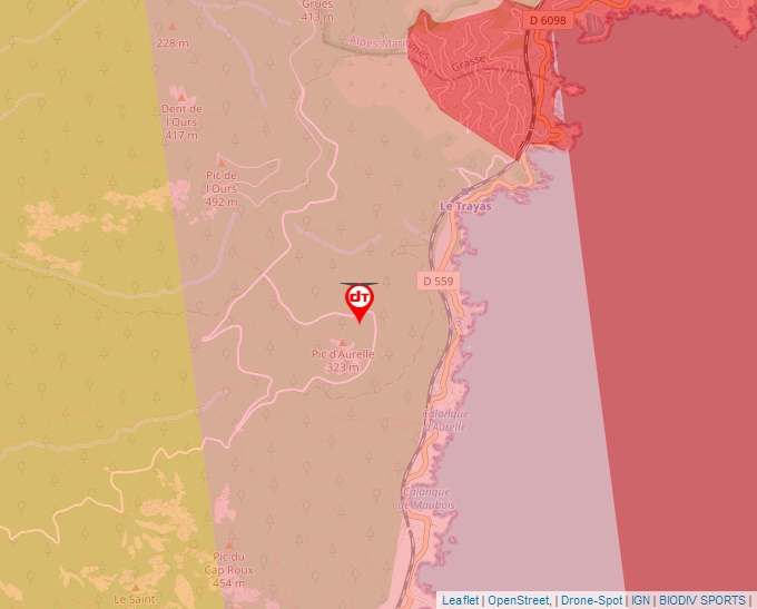 Carte Géoportail pour les drones de loisir