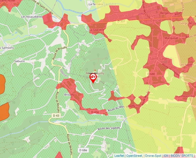 Carte Géoportail pour les drones de loisir