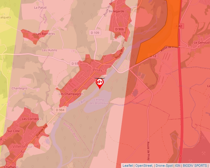 Carte Géoportail pour les drones de loisir