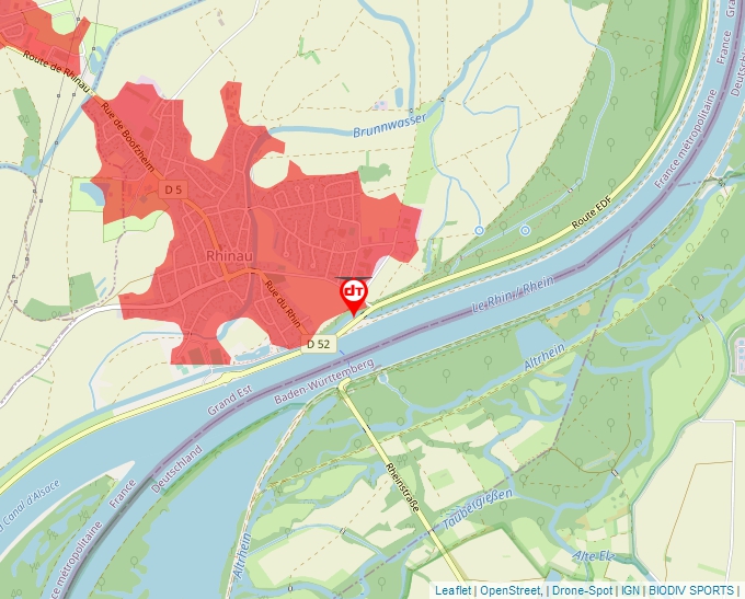 Carte Géoportail pour les drones de loisir