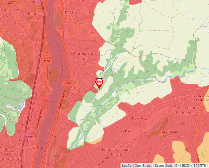 Carte Géoportail pour les drones de loisir