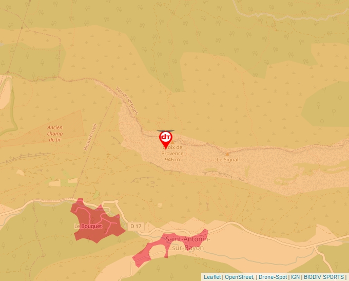 Carte Géoportail pour les drones de loisir