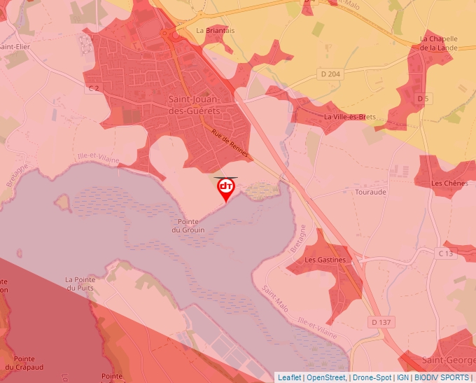 Carte Géoportail pour les drones de loisir