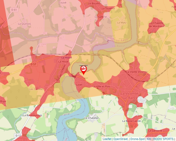 Carte Géoportail pour les drones de loisir