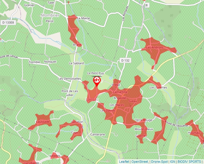 Carte Géoportail pour les drones de loisir