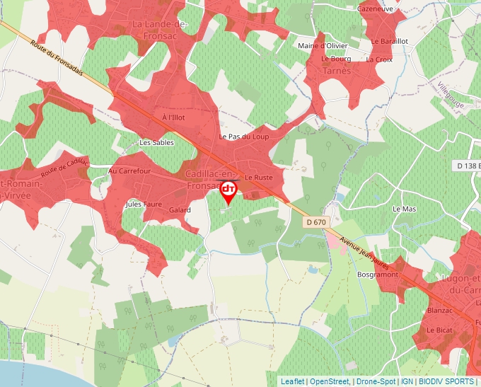 Carte Géoportail pour les drones de loisir