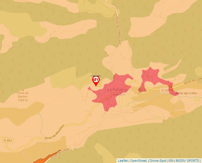 Carte Géoportail pour les drones de loisir