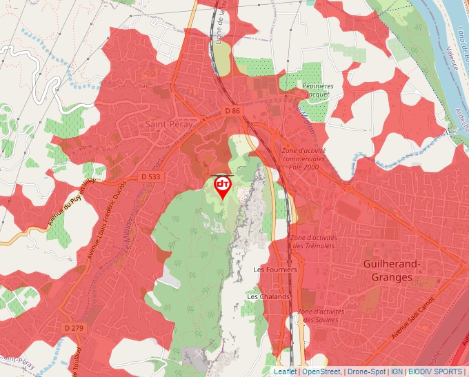 Carte Géoportail pour les drones de loisir