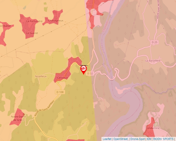 Carte Géoportail pour les drones de loisir