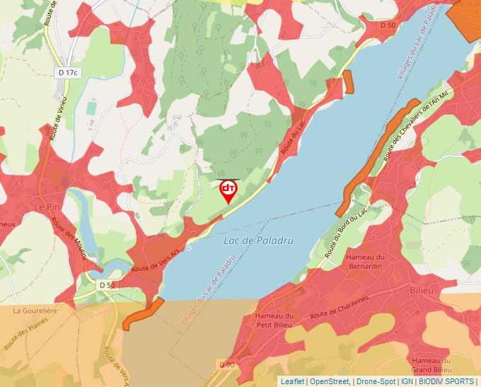 Carte Géoportail pour les drones de loisir