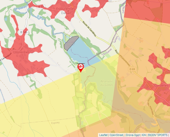 Carte Géoportail pour les drones de loisir