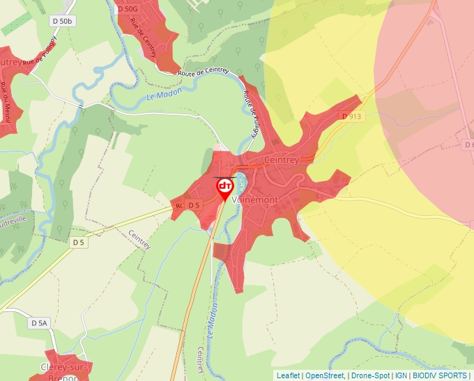 Carte Géoportail pour les drones de loisir