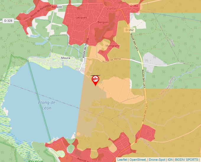 Carte Géoportail pour les drones de loisir