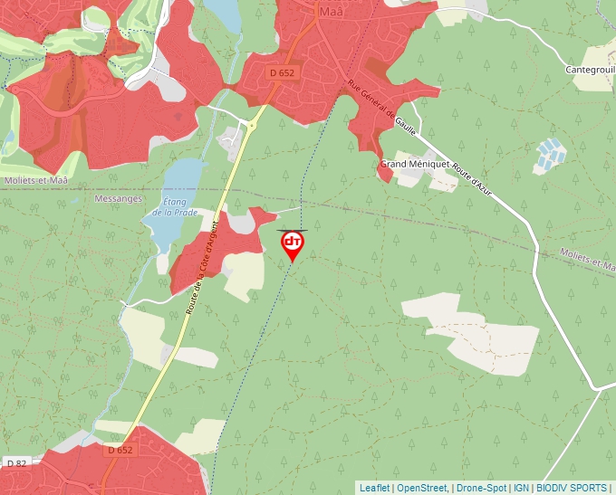 Carte Géoportail pour les drones de loisir