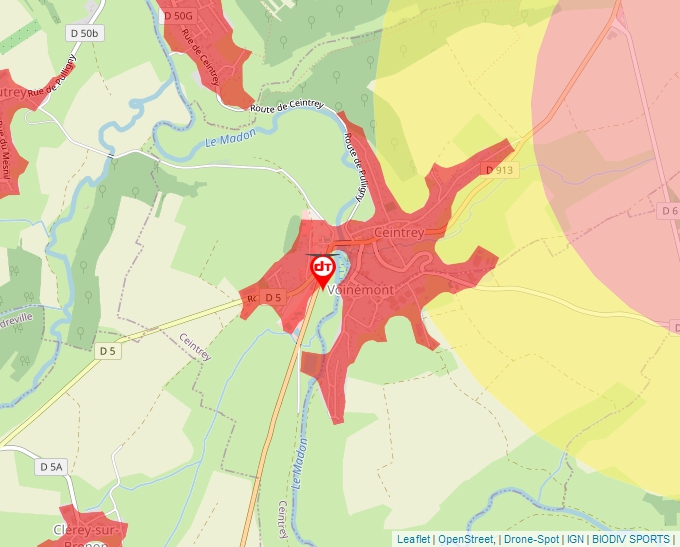 Carte Géoportail pour les drones de loisir