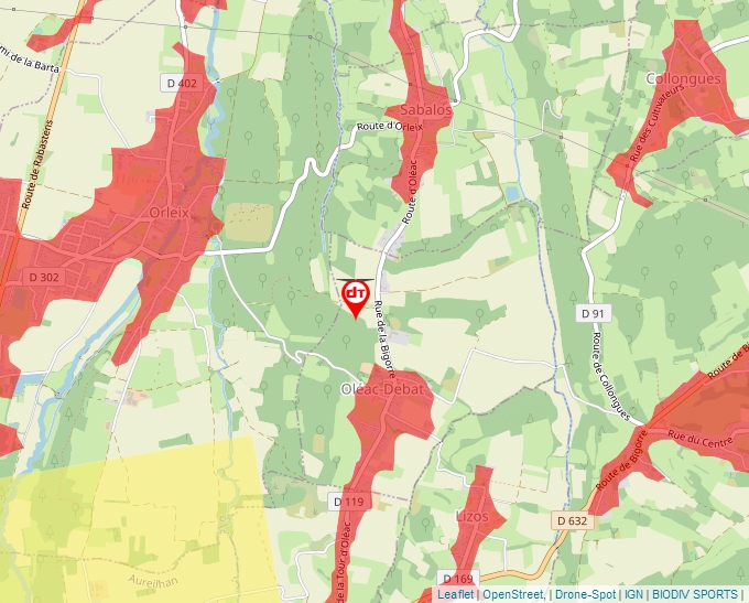 Carte Géoportail pour les drones de loisir