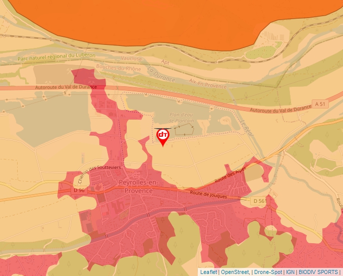 Carte Géoportail pour les drones de loisir