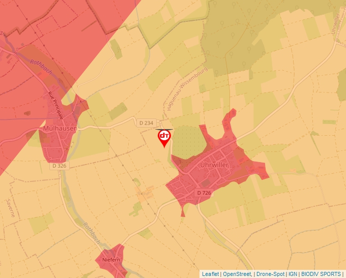 Carte Géoportail pour les drones de loisir