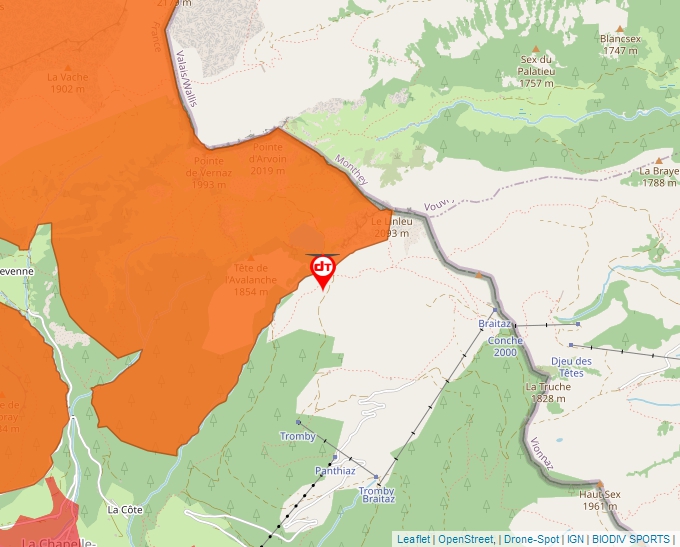 Carte Géoportail pour les drones de loisir