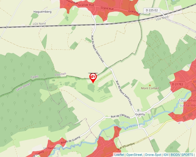 Carte Géoportail pour les drones de loisir