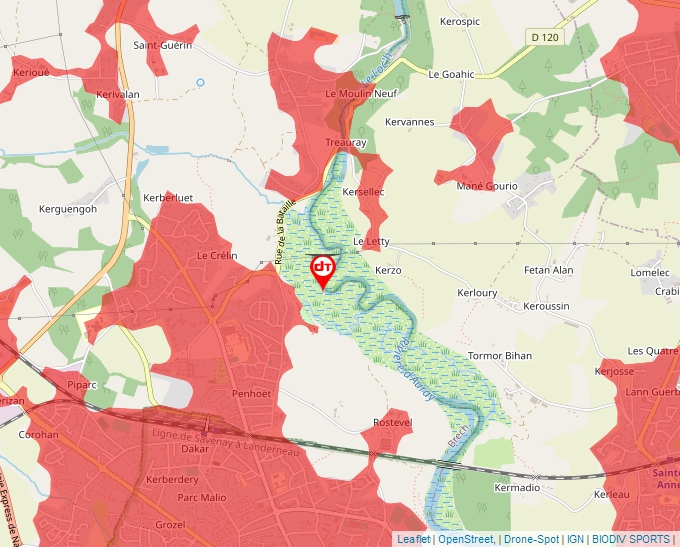 Carte Géoportail pour les drones de loisir