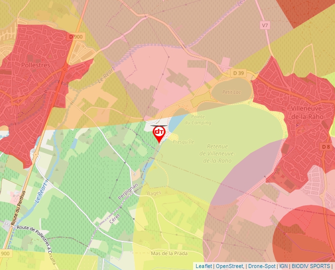 Carte Géoportail pour les drones de loisir