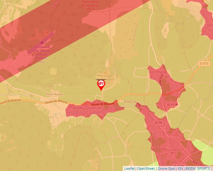 Carte Géoportail pour les drones de loisir