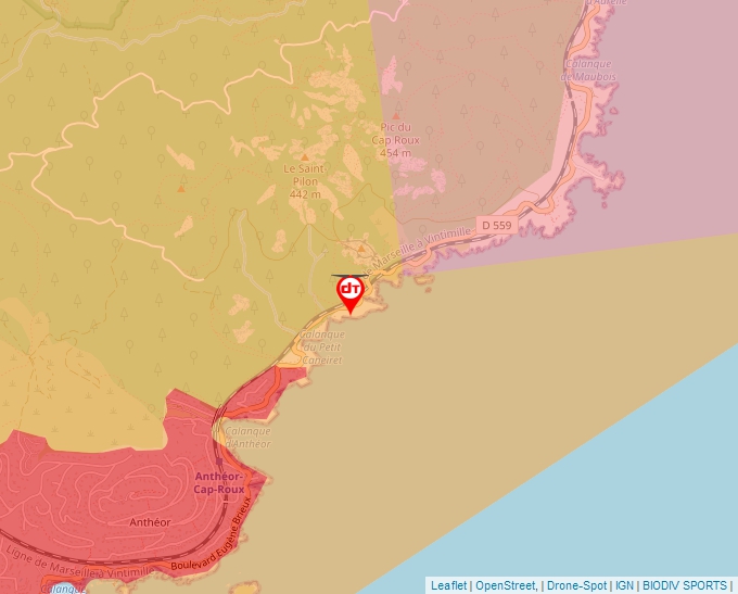 Carte Géoportail pour les drones de loisir