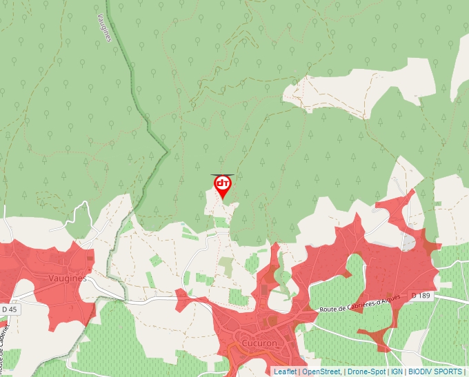 Carte Géoportail pour les drones de loisir