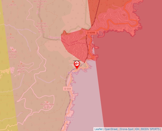 Carte Géoportail pour les drones de loisir