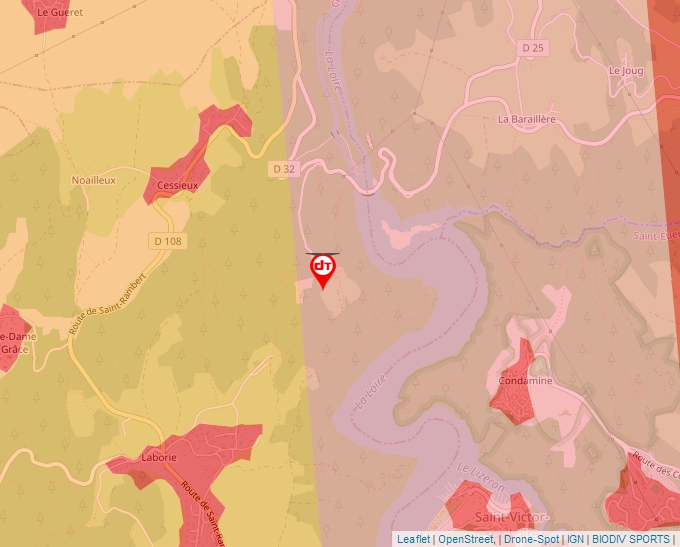 Carte Géoportail pour les drones de loisir