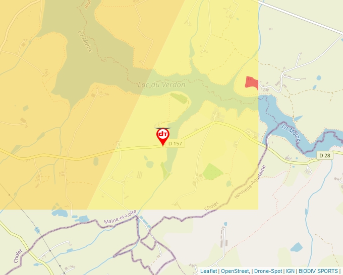 Carte Géoportail pour les drones de loisir