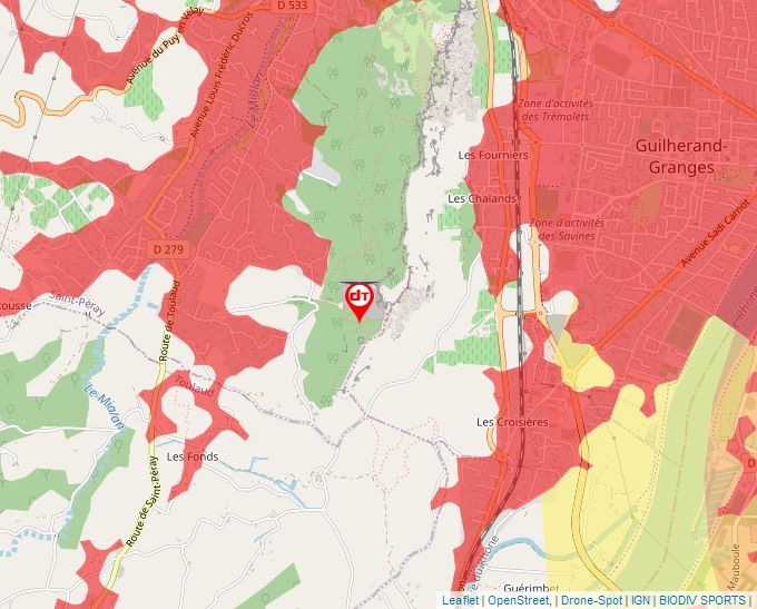 Carte Géoportail pour les drones de loisir