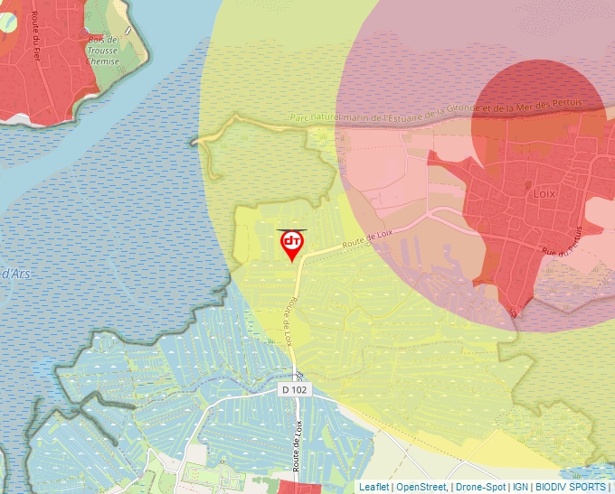 Carte Géoportail pour les drones de loisir