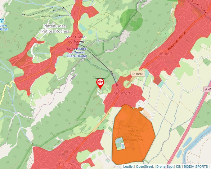 Carte Géoportail pour les drones de loisir