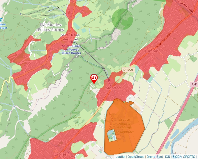 Carte Géoportail pour les drones de loisir