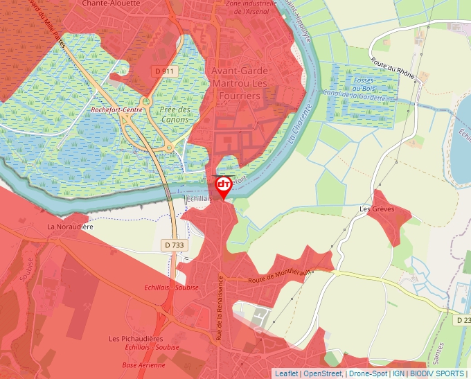 Carte Géoportail pour les drones de loisir