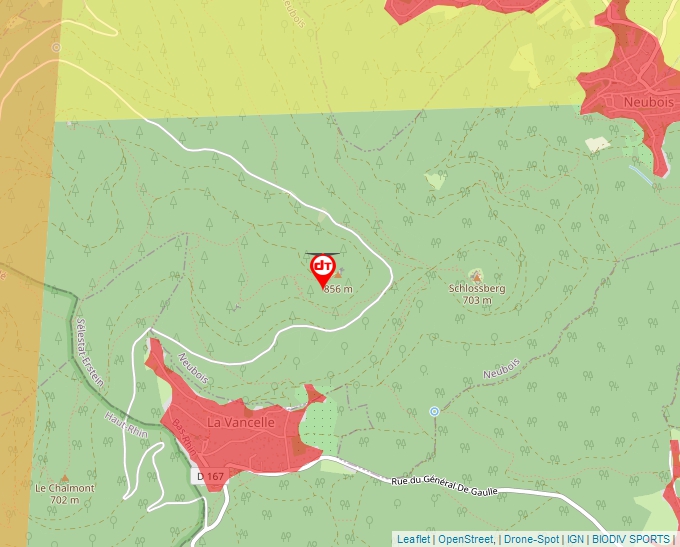 Carte Géoportail pour les drones de loisir