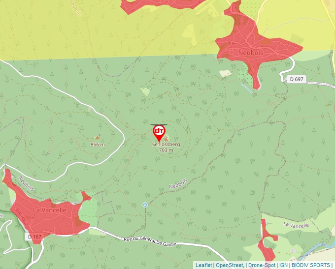 Carte Géoportail pour les drones de loisir