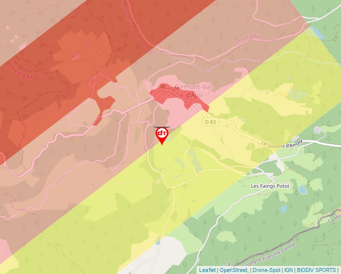 Carte Géoportail pour les drones de loisir