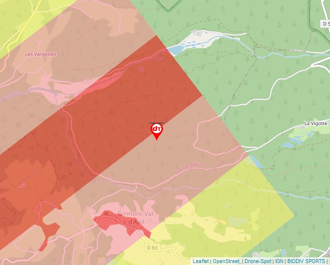 Carte Géoportail pour les drones de loisir