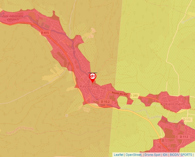 Carte Géoportail pour les drones de loisir