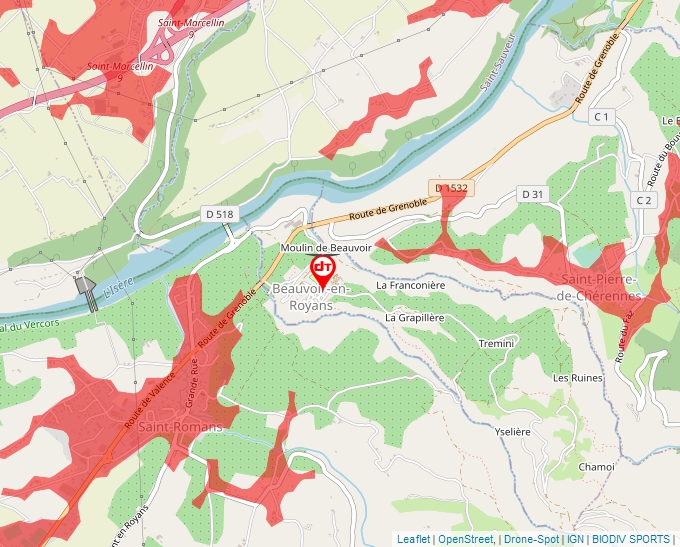 Carte Géoportail pour les drones de loisir