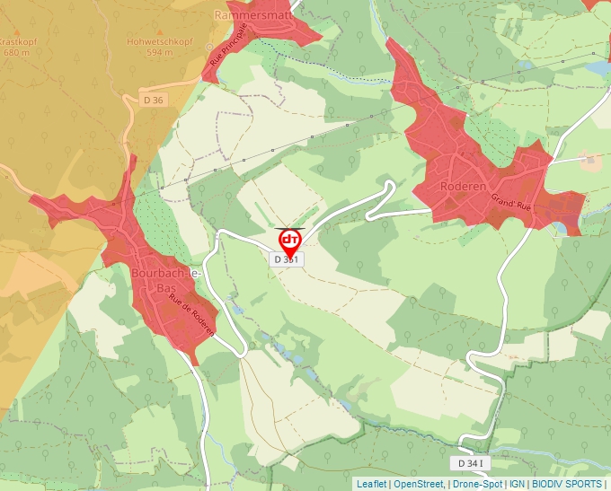 Carte Géoportail pour les drones de loisir