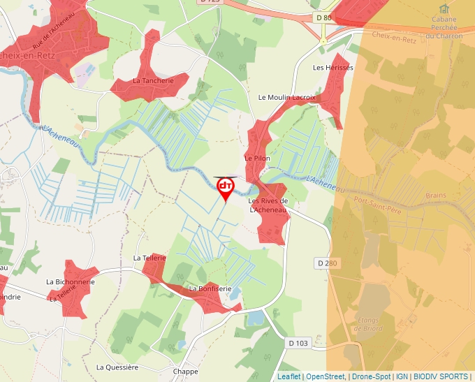 Carte Géoportail pour les drones de loisir