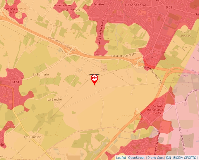 Carte Géoportail pour les drones de loisir