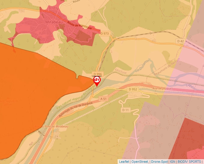 Carte Géoportail pour les drones de loisir