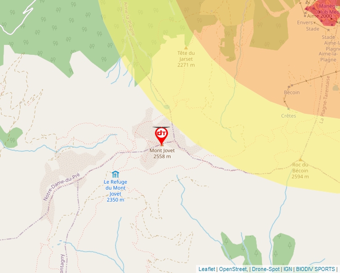 Carte Géoportail pour les drones de loisir