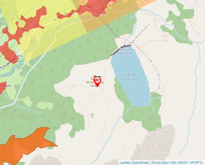 Carte Géoportail pour les drones de loisir