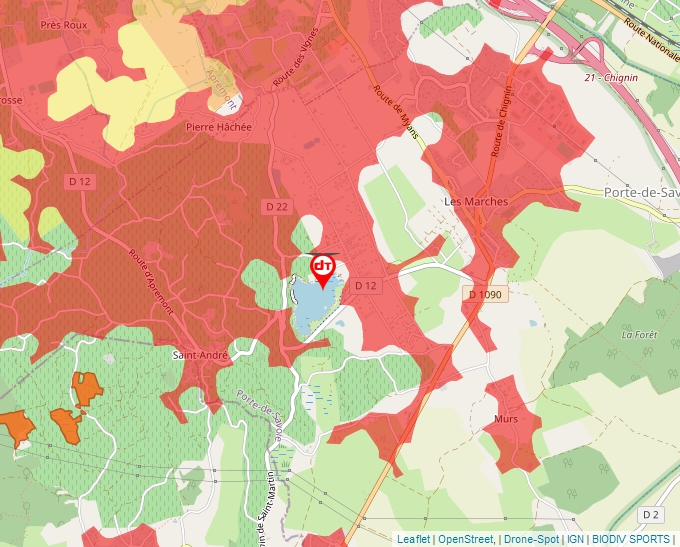 Carte Géoportail pour les drones de loisir